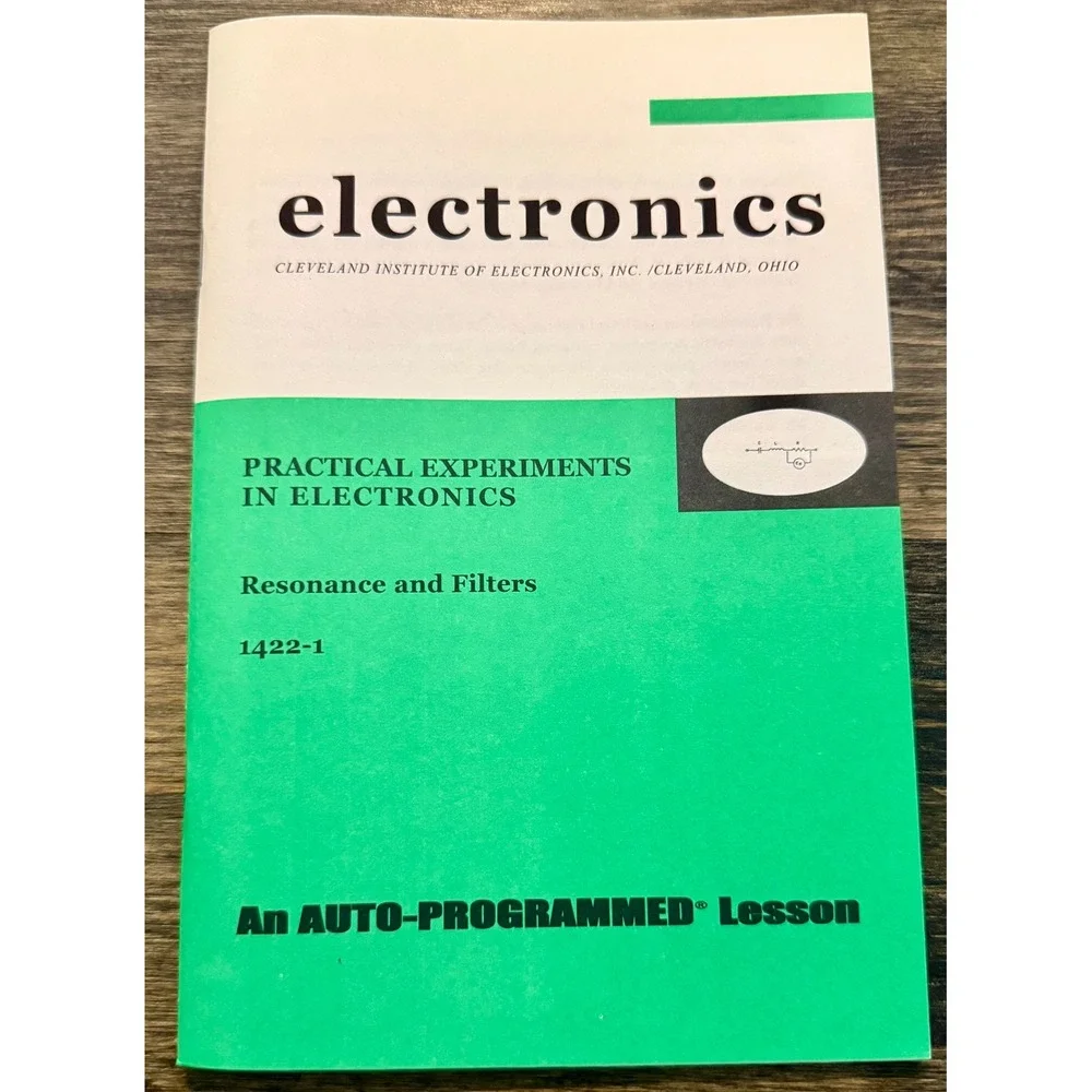 Cleveland Institute of Electronics Resonance and Filters Lesson 1422-1 Excellent